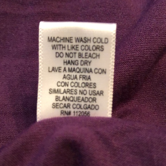 💜Zenana Outfitters plum purple comfy short sleeve t-shirt dress with pockets - Picture 9 of 10